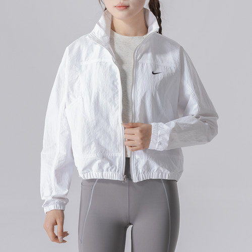 NIKE耐克女装外套2026夏季新款运动服休闲立领梭织夹克上衣 - 封面