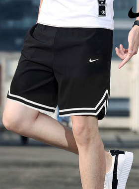 NIKE耐克五分裤男梭织短裤2025夏季新款篮球训练裤运动裤DH7161