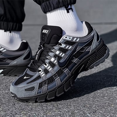 耐克官方男鞋2025冬季新款P6000运动老爹鞋黑色透气休闲鞋IM6332