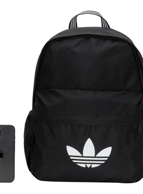 阿迪达斯三叶草男包女包2025冬季新款大容量运动休闲双肩包JX02