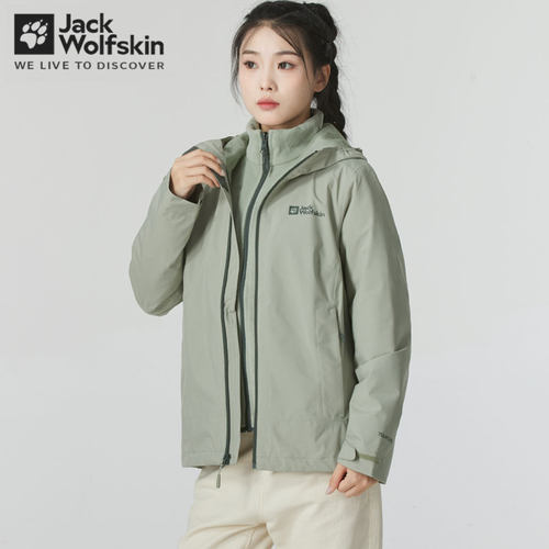 狼爪冲锋衣24冬季新款女户外登山运动保暖抓绒内胆三合一 5031991