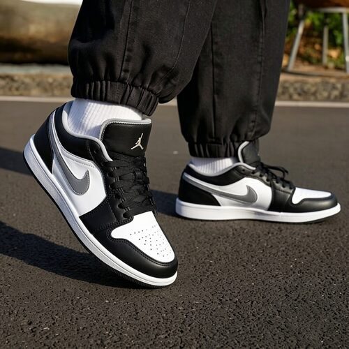 NIKE耐克男鞋AJ1黑白低帮板鞋运动鞋2026夏新款篮球鞋553558-040