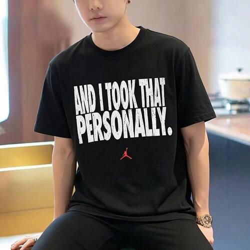 nike耐克夏季男子JORDAN运动休闲短袖T恤跑步印花半袖IF0871-010