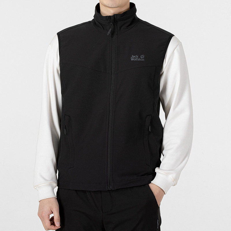 狼爪官方马甲男运动服正品冬季外套背心户外防风保暖夹克5028271