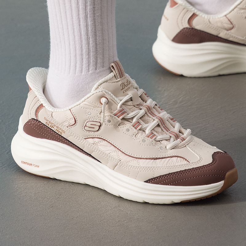 Skechers斯凯奇女鞋厚底休闲鞋25新款秋冬运动鞋户外休闲鞋150412