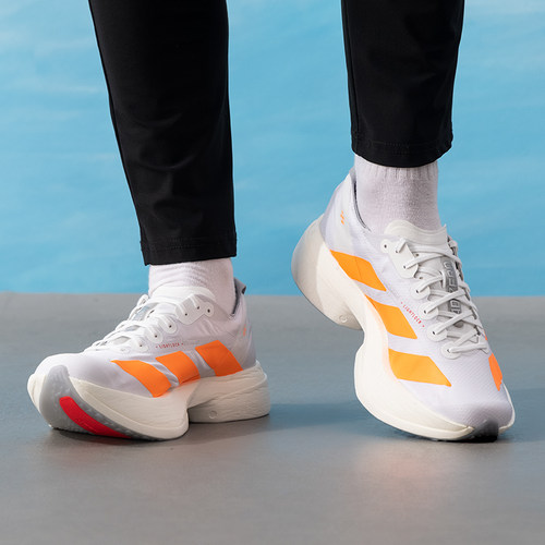 adidas竞速跑鞋男鞋 ADIZERO ADIOS PRO 4运动鞋JR7088