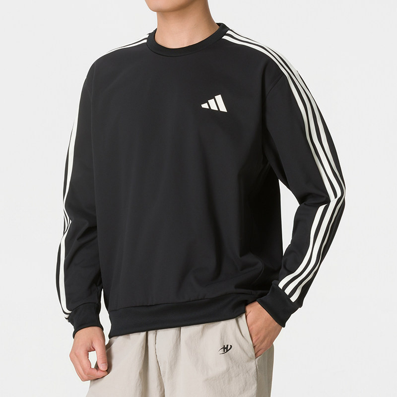 Adidas阿迪达斯男装卫衣套头衫2026秋季新款休闲上衣运动服KX0498