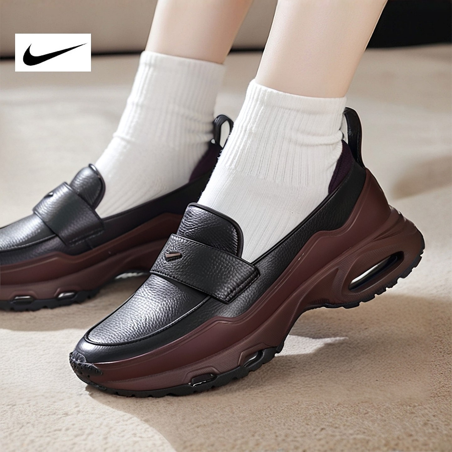 NIKE耐克女鞋休闲鞋25新款运动鞋轻便时尚复古浅口鞋IM8814-600