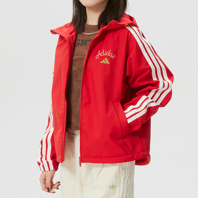 Adidas阿迪达斯女装夹克外套2026春季新款休闲上衣运动服KU8972