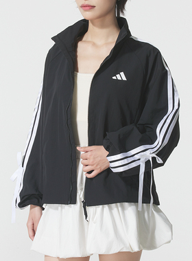 ADIDAS阿迪达斯女子梭织夹克外套25冬季新款运动服休闲上衣KT5003