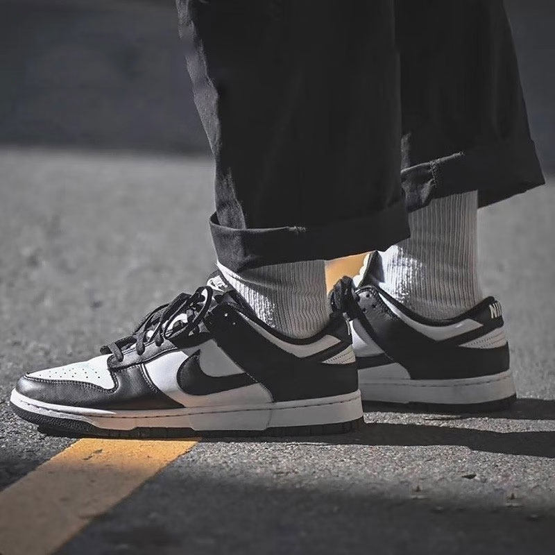 耐克官方男鞋女鞋 情侣运动鞋经典黑白熊猫DUNK防滑耐磨休闲板鞋