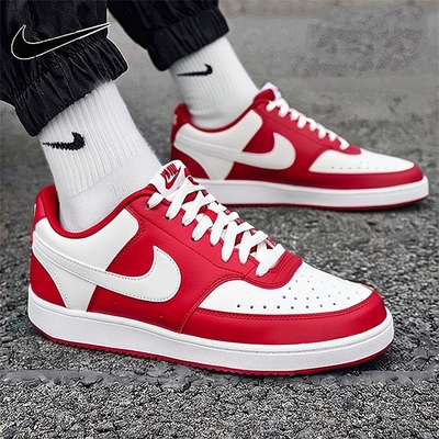 NIKE耐克男鞋板鞋26春节新年款运动鞋红色低帮休闲鞋HM9862-600