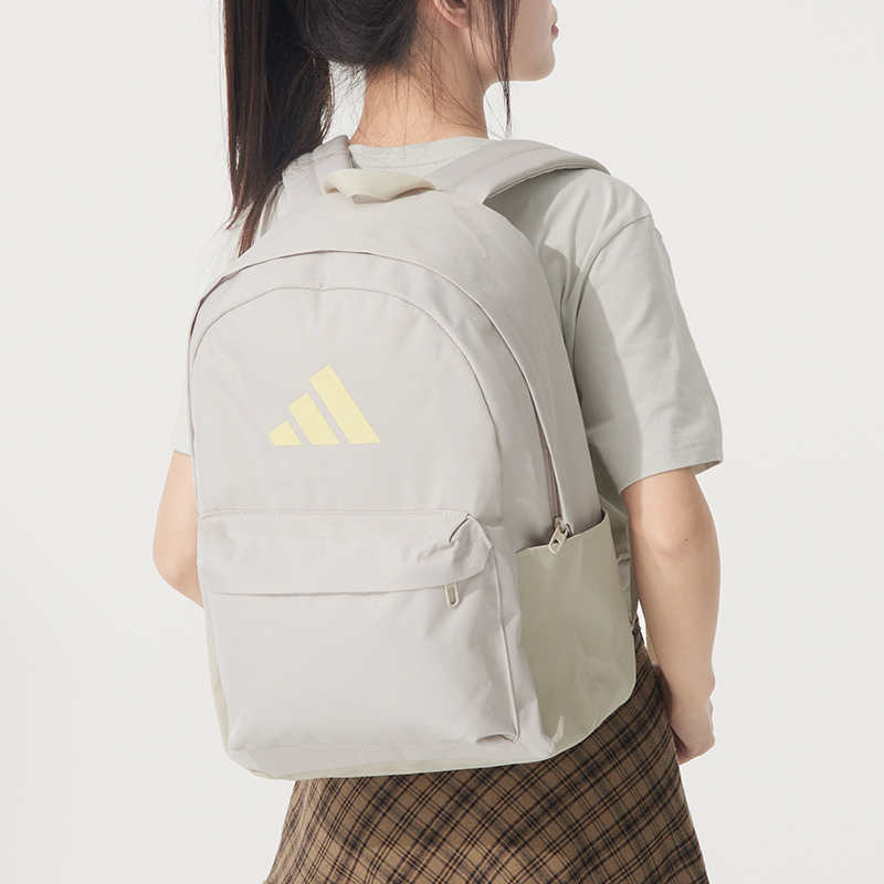 阿迪达斯官方正品2025新款双肩包男女运动休闲包时尚潮流包IS7057