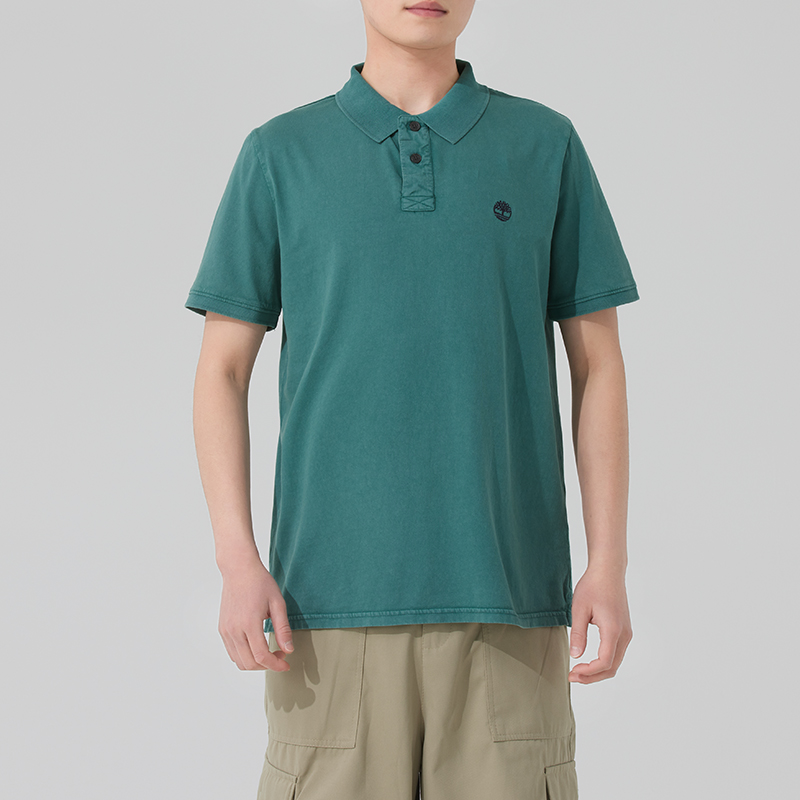 添柏岚polo衫男士短袖冬季户外运动半袖透气宽松商务休闲T恤A6R29