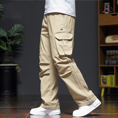 阿迪达斯三叶草男子梭织长裤2026春季新款工装运动休闲裤KR5044