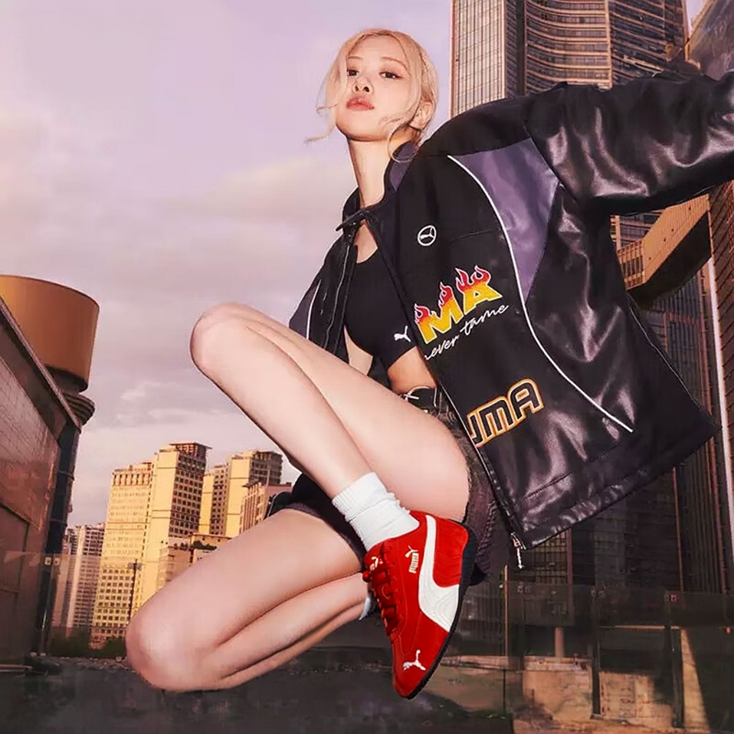 朴彩英同款彪马官方正品女鞋25新款运动鞋赛车薄底鞋男406329-02