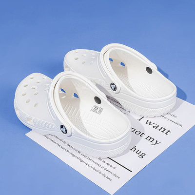 Crocs卡骆驰洞洞鞋男鞋女鞋凉鞋白色拖鞋休闲包头鞋沙滩鞋10001