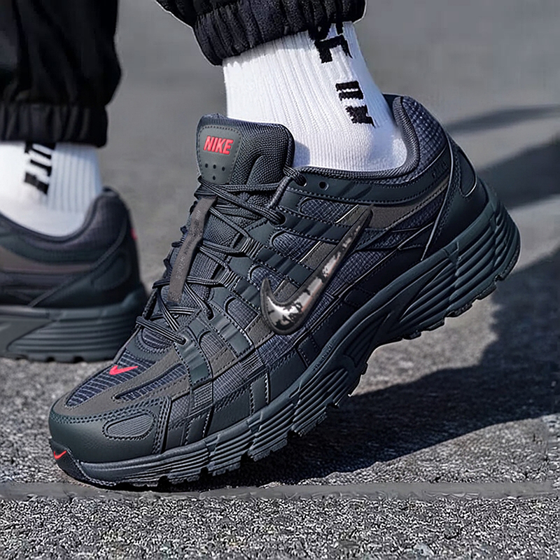 耐克官方男鞋2025秋季新款P6000运动老爹鞋黑色透气休闲鞋IM6767