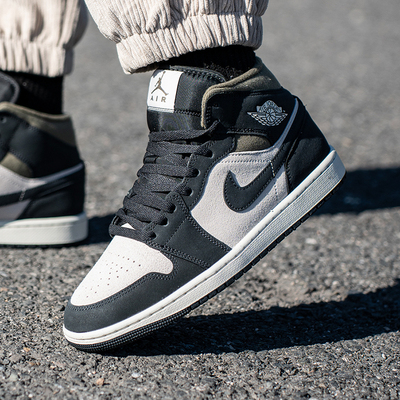 nike耐克AJ1男鞋篮球鞋25新款AIR JORDAN 1中帮运动滑板鞋HV4091