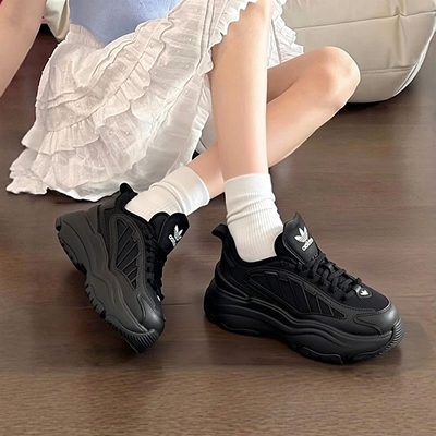 Adidas/阿迪达斯官方正品三叶草女士耐磨厚底运动鞋休闲鞋JQ4110