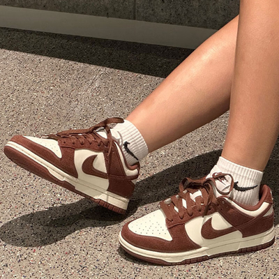 耐克Nike板鞋女鞋冬季DUNK LOW低帮运动鞋透气休闲鞋 HJ7673-001