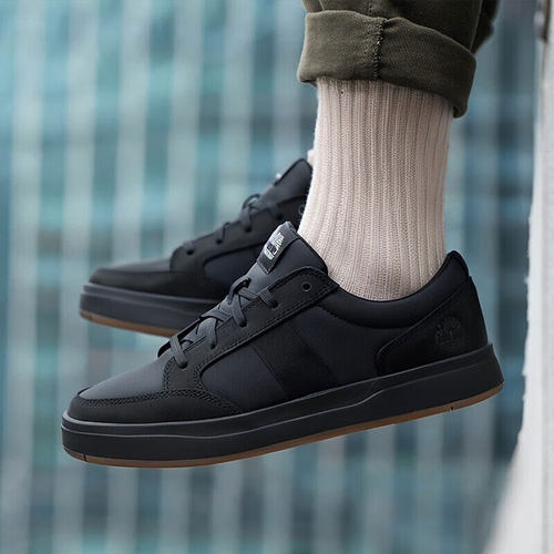 Timberland添柏岚官方男鞋板鞋休闲鞋户外透气黑色运动鞋A26Y6