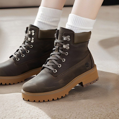 Timberland添柏岚官方女鞋美拉德风高帮靴户外厚底马丁靴A2CT5