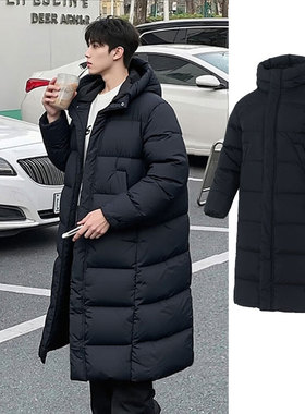 NIKE耐克男装冬季保暖加厚长款羽绒服25新款连帽外套FV7270-010