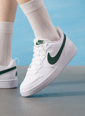 Nike耐克女鞋2025夏季新款绿色court板鞋低帮休闲运动鞋DV5456