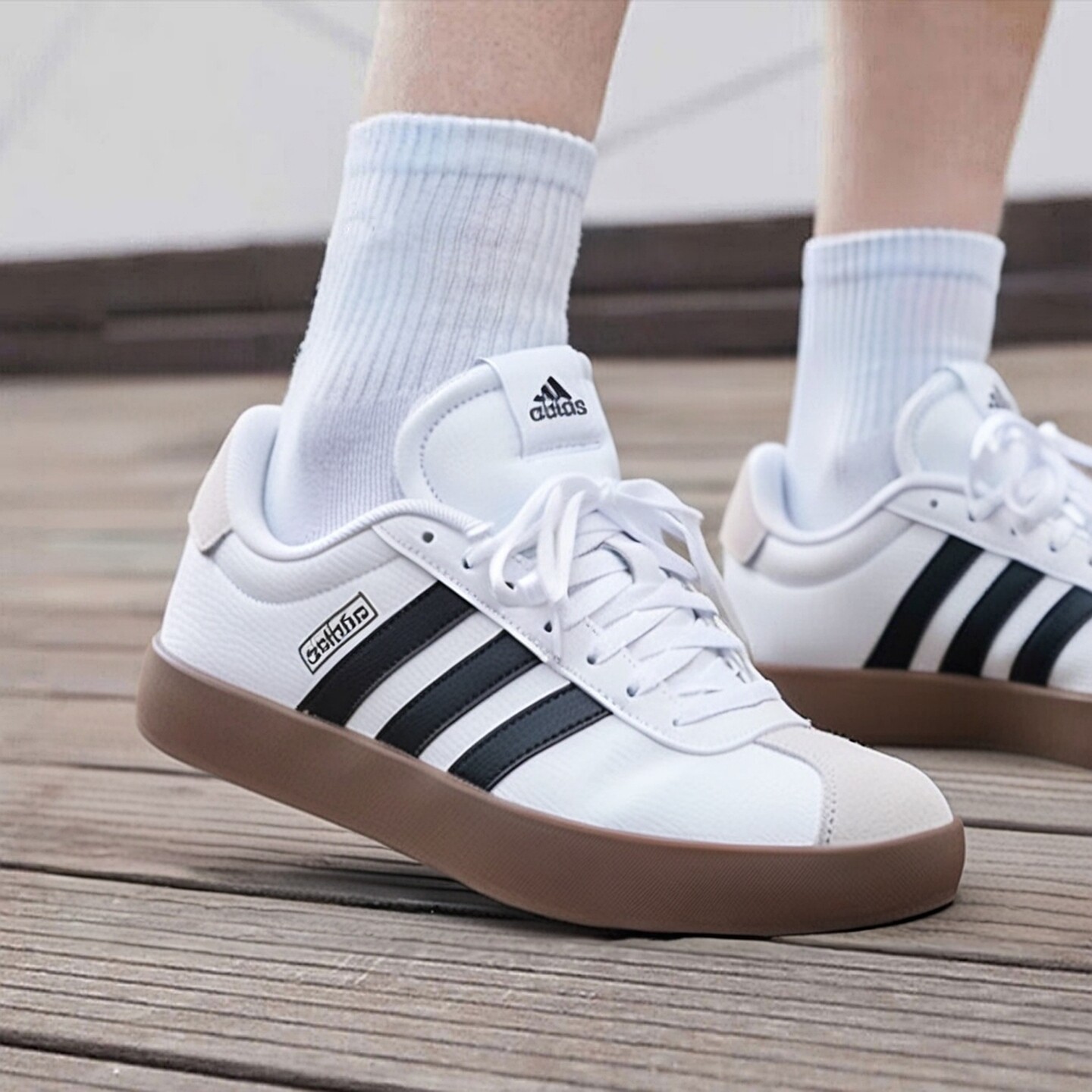 Adidas阿迪达斯官方正品男鞋低帮板鞋2026春季新款运动鞋休闲鞋子