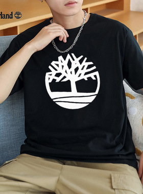 Timberland添柏岚短袖男2025冬季新款户外休闲宽松运动T恤|A6281