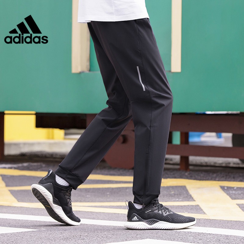 梭织长裤阿迪达斯运动裤男宽松