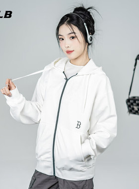 MLB官方外套情侣连帽衫25新款男女时尚休闲通勤运动服3ATRB0441