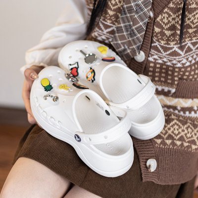 Crocs卡骆驰洞洞鞋新款女鞋贝雅云彩Clog透气休闲鞋户外沙滩鞋