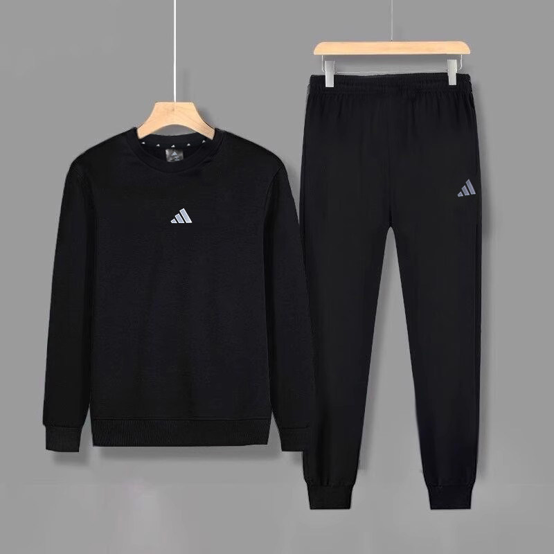 阿迪达斯男装圆领卫衣束脚长裤子25新款运动套装跑步休闲套头衫,运动服/休闲服装,运动套装,淘宝优惠券,粉丝福利购,淘宝优惠卷