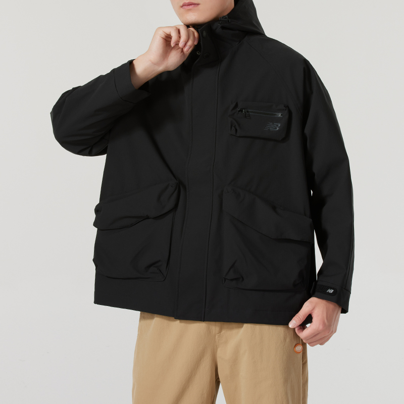 NEW BALANCE外套男装女装25秋季新款NB夹克透气运动服AMJ43309-BK