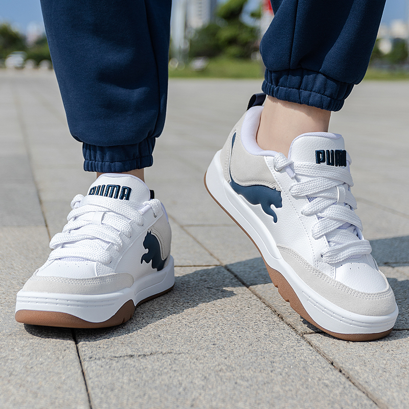 PUMA彪马厚底板鞋2025新款四季款男女时尚运动休闲鞋395022-04