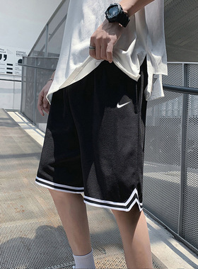 Nike耐克梭织运动短裤男夏季新款跑步五分裤篮球训练休闲裤DH7161