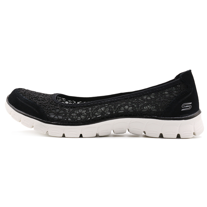 skechers˹¿ÆæÅ®Ð¬2018пîÀÙË¿ïοյ¥Ð¬Ç³¿ÚÒ»½Å´©ÐÝÏÐЬ 23413