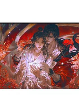天官赐福diy数字油画手工填色画