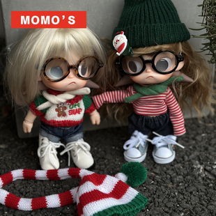 MOMOS 嘎子姐圣诞毛衣帽子鞋子zsiga向往之处1/8分molly人偶娃衣