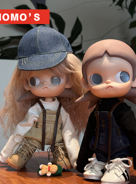 MOMOS嘎子姐zsiga人偶衣卫衣背带裤套装潮玩玩具礼物拉布布