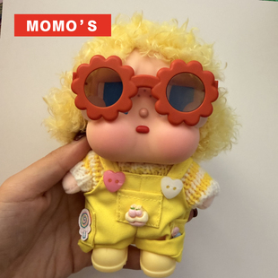 MOMOS哭娃套装crybaby恋夏一族黄色衣服鞋子泡泡玛特潮玩娃衣