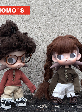 MOMOS嘎子姐zsiga人偶简约风衣卫衣牛仔裤娃衣潮玩娃衣礼物