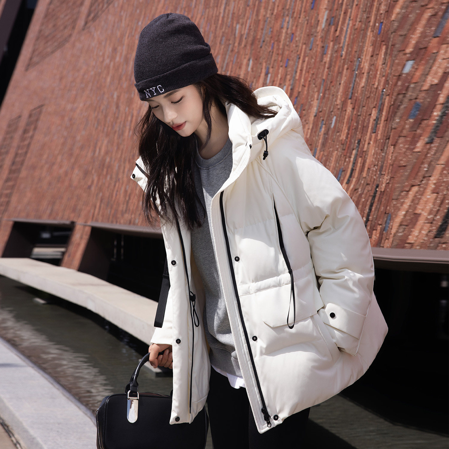 中长款羽绒服外套女款