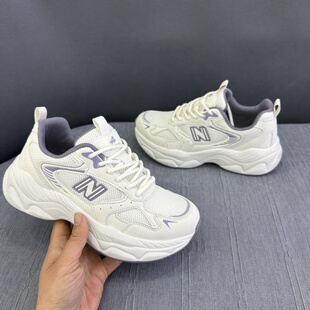 老爹鞋女轻便软底超轻运动鞋平底不累脚春秋跑步鞋2026年新款女鞋