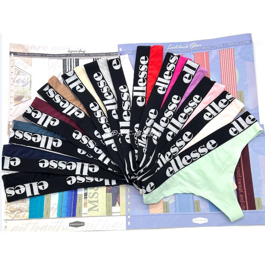 5条28元包邮 意大利 糯软宽橡筋棉质料性感低腰女士丁字裤