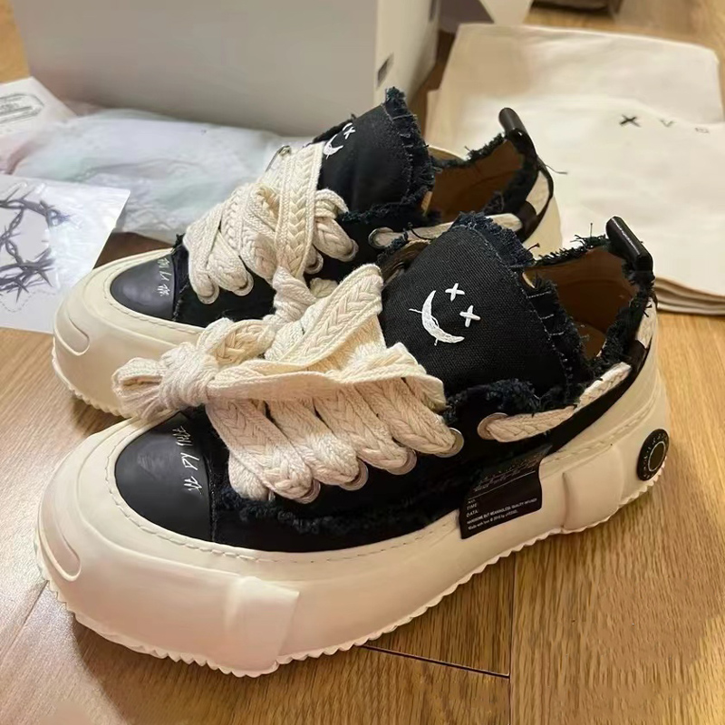 某物工厂直发可过检的乞丐帆布鞋