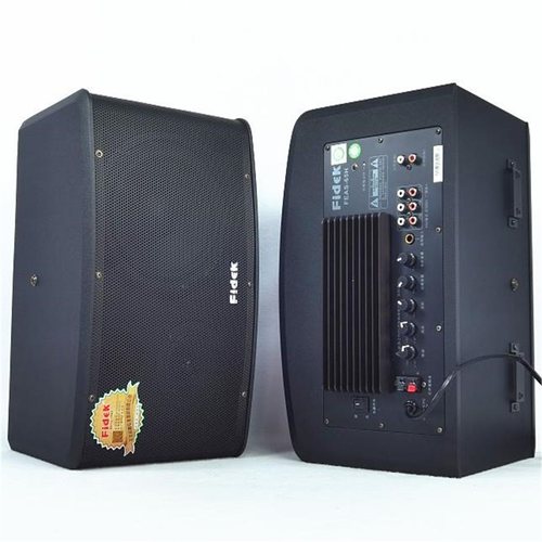 飞达双TDA7294纯铜大环牛6.5英寸2分频有源电脑音箱可插话筒15kg