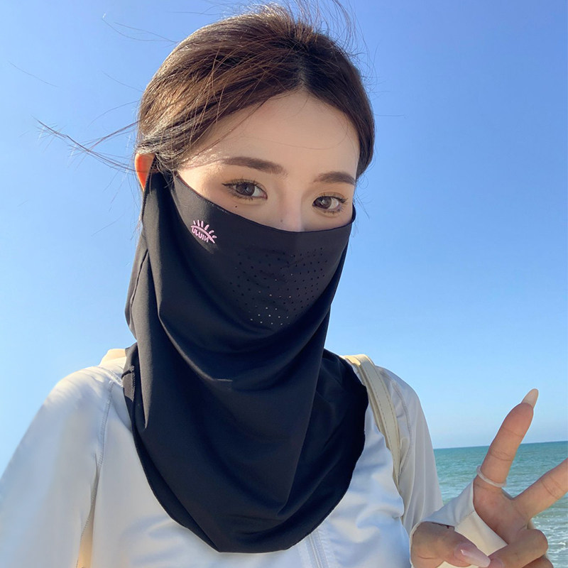 2025新款防晒面罩护颈一体女夏护脖全脸防紫外线冰丝骑行骑车面纱,服饰配件/皮带/帽子/围巾,防晒面纱/面罩,淘宝优惠券,粉丝福利购,淘宝优惠卷